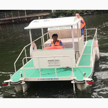 無(wú)錫保潔船,河道保潔船,雙船體式河道保潔船,機(jī)械保潔船,全自動(dòng)保潔船
